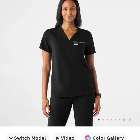 Figs Teal Medical Scrub Set - Picture 3 of 3